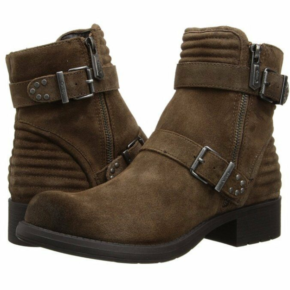 SAM EDELMON CIRCUS GEMMA BOOTIE LEATHER TAN 9.5